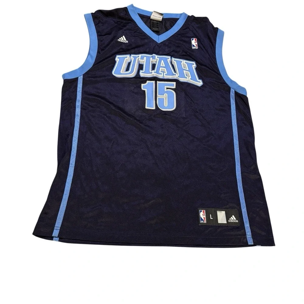 Adidas Utah Jazz Matt Harpring‎ Jersey Mens Large Blue